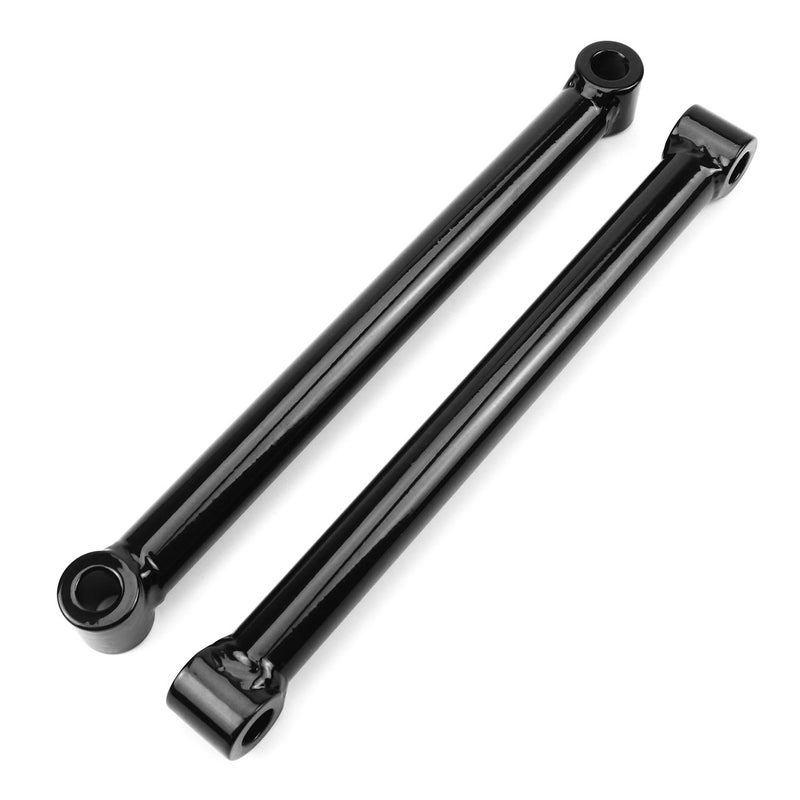 AIRCMT 4'' Lowering Link Kit Compatible With Harley-Davidson Sportster 883 1200 + Dyna Motorcycle 10'' Length Rigid Hardtail Struts (Gloss Black) - Image 1